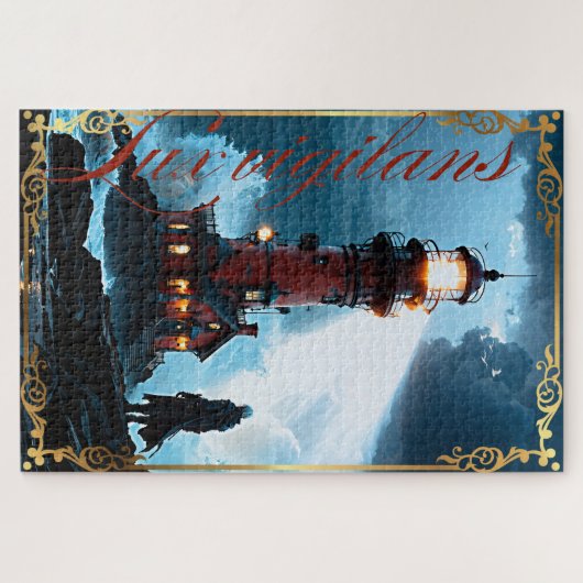 Lux vigilans legpuzzel (Horizontaal)