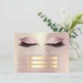 Lux Wimpers Roze Rose Goud Make-up Certificaat Cad (Staand voorkant)