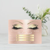 Lux Wimpers Roze Rose Goud Make-up Certificaat Cad (Staand voorkant)
