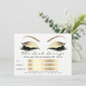 Lux Wimpers Wit Zwart Goud Make-up Certificaat Cad (Staand voorkant)