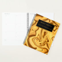 Luxe 2 in 1 Elegant Gold Marble Visitekaartje &