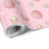 Luxe 3D ballonnen met sprankelende lichten Cadeaupapier (Rol Hoek)