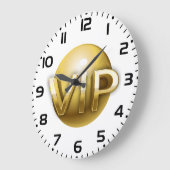 Luxe 3D Gouden VIP-embleem Grote Klok (Hoek)