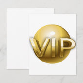 Luxe 3D Gouden VIP-embleem Kaart (Voorkant / Achterkant)