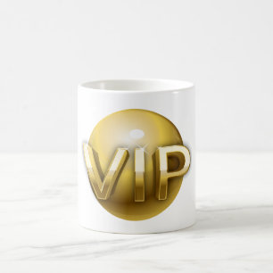 Luxe 3D Gouden VIP-embleem Koffiemok
