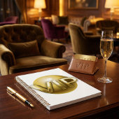 Luxe 3D Gouden VIP-embleem Planner