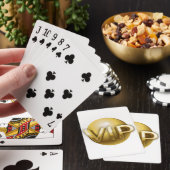 Luxe 3D Gouden VIP-embleem Pokerkaarten (Insitu)