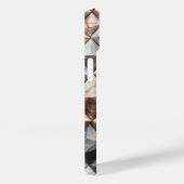Luxe 3D marmeren geometrische telefoonhoes - Elega Case-Mate iPhone Case (Achterkant / Rechts)