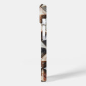 Luxe 3D marmeren geometrische telefoonhoes - Elega Case-Mate iPhone Case (Achterkant / Links)