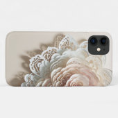 Luxe 3D Papiergesneden Bloemkunst - Elegante Roze Case-Mate iPhone Case (Achterkant (horizontaal))
