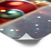 Luxe 3D Render van Rudolph met Meerkleurig Perfect Poster (Hoek)