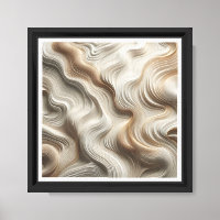 Luxe 3D vloeiende topografie - Gouden bollen & Cre
