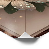 Luxe 3D Wenskaart met Floral Design Perfect Poster (Hoek)