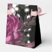 Luxe 50e volwassen Roos Wijn op maat Bedankdoosjes (Achterkant)