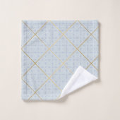 LUXE AANGEPASTE PASTEL BLAUW HAMPTON BATHROOM TOWE BAD HANDDOEK (Wasdoekje)