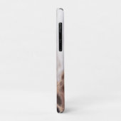 Luxe abstract goud marmeren patroon monogram Case-Mate iPhone case (Achterkant/links)