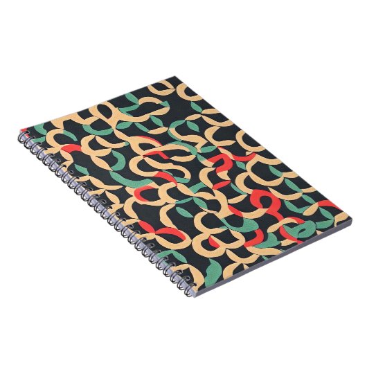 Luxe Abstract patroon Notitieboek (Rechterzijde)