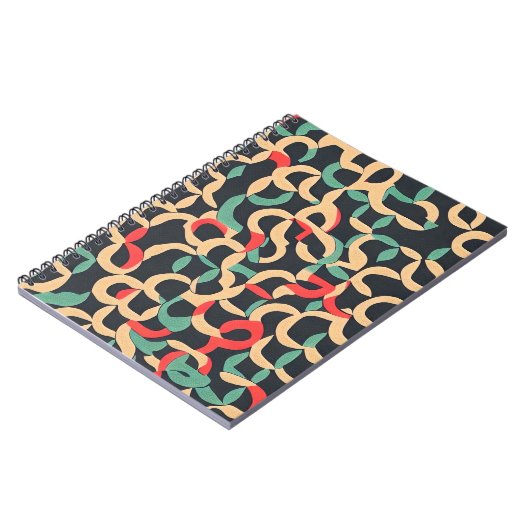 Luxe Abstract patroon Notitieboek (Linkerzijde)