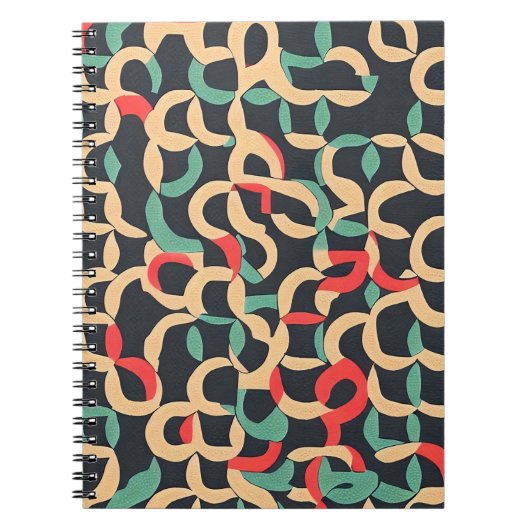 Luxe Abstract patroon Notitieboek (Voorkant)