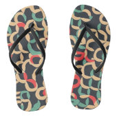 Luxe Abstract patroon Teenslippers (Voetbed)