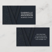 Luxe Abstract patroon Visitekaartje (Voorkant / Achterkant)