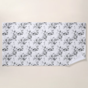 Luxe Abstract Strandhanddoek Minimalistische Chic Strandlaken