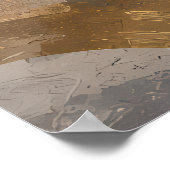 Luxe Abstract Vader Waardering Poster (Hoek)
