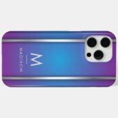 Luxe Abstract Violet Blue Case-Mate iPhone Case (Achterkant (horizontaal))