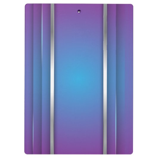 Luxe Abstract Violet Blue Klembord (Achterkant)