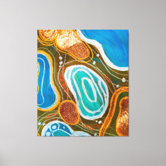 Luxe abstracte abstracte moderne kunst canvas afdruk