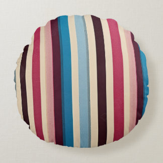 Luxe Abstracte Cirkelprint voor Geborsteld Polyest Rond Kussen