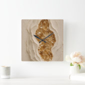Luxe Abstracte Geode Wandklok (Huis)