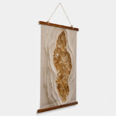 Luxe Abstracte Geode Wandkunst Hangend Wandkleed (Gebogen)