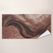 Luxe Abstracte Goud Textuur Ontwerp ✨ Badhanddoek (Badhanddoek)
