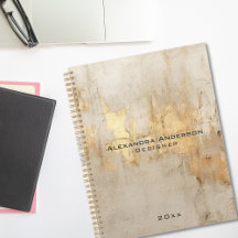 Luxe Abstracte Ivoor Gold Glitter Professional