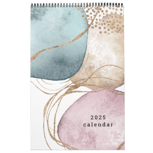 Luxe Abstracte Kunst 2025 Kalender (Hoes)