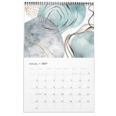 Luxe Abstracte Kunst 2025 Kalender (Jan 2027)