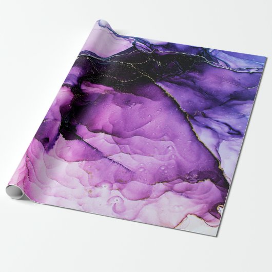 Luxe abstracte schilderachtergrond cadeaupapier (Uitgerold)