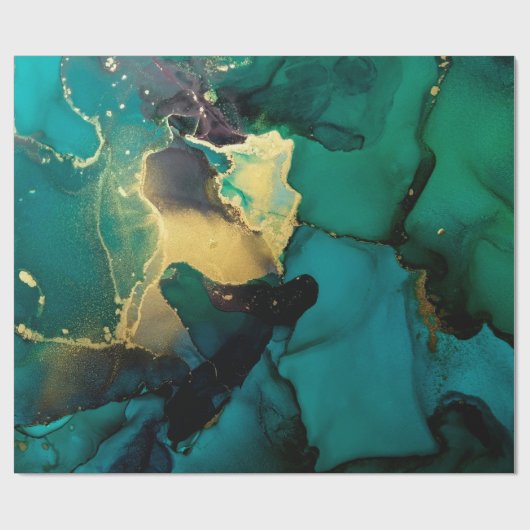 Luxe abstracte schilderachtergrond cadeaupapier (Vlak)