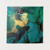 Luxe abstracte schilderachtergrond wandkleed (Voorkant)