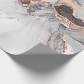 Luxe abstracte schilderkunst in alcoholinkt cadeaupapier (Hoek)