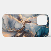 Luxe abstracte schilderkunst in alcoholinkt Case-Mate iPhone case (Achterkant (horizontaal))