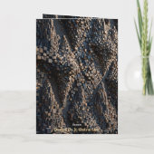 Luxe Abstracte Verjaardagskaart Kaart (Achterkant)