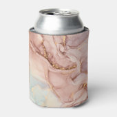 Luxe Abstracte vloeibare alcoholinkt Blikjeskoeler (Blikje Voorkant)