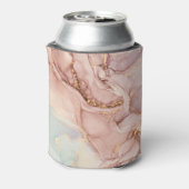 Luxe Abstracte vloeibare alcoholinkt Blikjeskoeler (Blikje Achterkant)