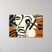 Luxe Abstracte Wall Art Canvas (Voorkant)