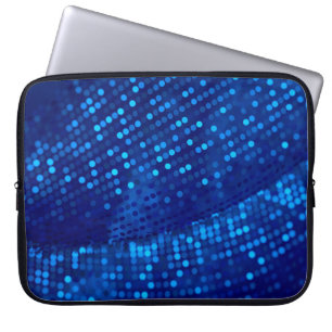 Luxe achtergrond met metalen draperieweefsel. laptop sleeve