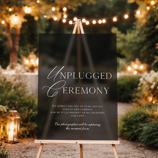 Luxe Acryl Unplugged Ceremoniebord Bord
