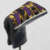 Luxe Afrikaans Caribisch erfgoed Multicolor Golfheadcover (3/4 voorkant)