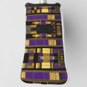 Luxe Afrikaans Caribisch erfgoed Multicolor Golfheadcover (Draai 90)